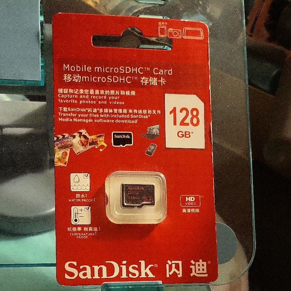 SanDisk 128GB MicroSDHC Card
